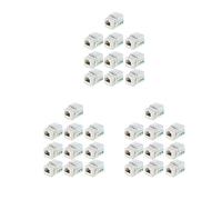 3 set di 10 pezzi CAT6 Keystone Jack modulo connettore di rete modulo Enternet - Bianco