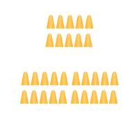 3 set di 10 tappi per pennini professionali in silicone resistente all'usura per touchscreen con punta per pennino, copertura grande resistenza, arancione