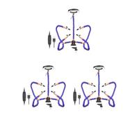 3 Set di 3 Mani Aiutanti Saldatura Terza mano Strumenti 4 Armi Elettronica Riparazione Assemblaggio