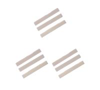 3 set di 3 selle scanalate in osso di bestiame per chitarra di ricambio per strumenti a corda