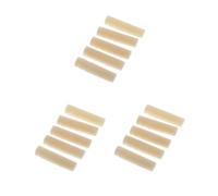 3 set di 5 capotasti in osso per chitarra, intagliati, 43 x 9 x 6 mm, per parti di chitarra acustica