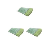 3 set di 50 pennelli per ciglia squisiti per San Valentino con setole dolci pinzette per sopracciglia facilmente afferrare pennelli per sopracciglia finte con asta di cristallo/verde