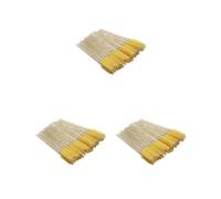 3 set di 50 pennelli per ciglia, strumenti per il trucco, per San Valentino, pinzette per sopracciglia, strumento per la rimozione delle sopracciglia, bacchetta di cristallo/giallo