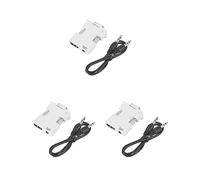3 set di adattatori HDMI a VGA convertitore di uscita video con jack audio da 3,5 mm, mini PC, laptop, DVD, fotocamera, lettore multimediale, colore bianco