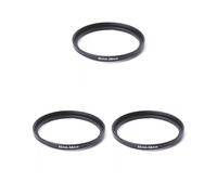 3 set di adattatori stepping up in metallo da 55 mm a 58 mm