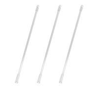 3 set di aste per tende da 30,5 cm, set di aste per tende in acrilico trasparente, barra girevole per tende a rullo, asta trasparente per aprifinestra, asta per tende di alta qualità