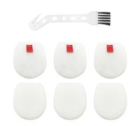 3 set di cuscinetti filtro aspirapolvere, 1 spazzola per la pulizia, pezzi di ricambio per filtri, accessori filtranti, filtro in spugna, compatibile con più modelli