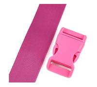 3 set di fibbie in plastica da 20-25 mm, chiusura a sgancio per la regolazione della cinghia in fettuccia,Rosered,20 millimetri