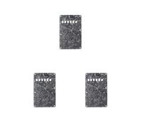 3 set di plastica Tremolo Cavity Cover Piastra Posteriore Chitarra Battipenna Pratico Scratch Piastra Elettrica Parte Accessori Nero Perla