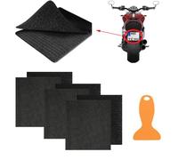 3 set di portatarga per moto, Universale Portatarga Moto in velcro, Supporto Targa Auto autoadesivo,Porta Targa Auto Senza Cornice in velcro
