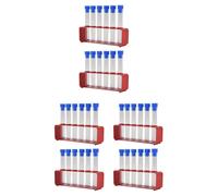 3 Set di Provette da 15 X 100 mm con Portaprovette In Plastica Trasparente 8364