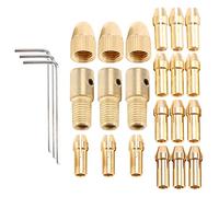 3 set di punte da trapano in da 0,5-3 mm, piccole punte per trapano elettrico, adatte per 3 dimensioni: 2,0 mm, 2,35 mm, 3,17 mm