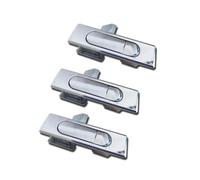 3 set di serrature for porte in lega di zinco, serrature for porte di armadietti elettrici, scatole di comunicazione(3Sets-Silver-509-2)