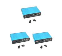 3 set di USB 6 canali 5.1/7.1 Surround Scheda audio esterna PC Laptop Desktop Tablet Audio Scheda adattatore ottico