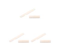 3 set Fresh Cattle Bone Bridge sella e dado scanalato per chitarra acustica a 6 corde