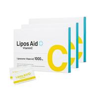 3 Set Lipos Aid Vc Polvere 30 Confezioni (3 Mese Scorta) Vitamina C Derivati