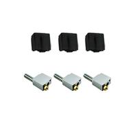 3 set/lotto for FLSUN Delta SR Hotend Suit Super Racer Accessorio for stampante 3D Ugello in ottone Blocco termico Gola Heatbreak Manicotto in silicone distintivo