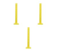 3 Set Manometro a Tubo a U Giallo per Differenza di Pressione | Vetro e Plastica, Scale Incise a Laser e Marcature Permanenti, per Fluidi e Aria in Aula