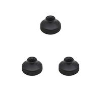 3 set Mute Rotondo Leggero Professionale ABS Suono Parti Portatile Silenziatore Silenzio Silenziatore Strumento di Gioco Raccordi Nero