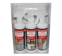 3 Set Pezzi Detergente Impregnante Facciate Pietre Gruenbelagentferner CP600030