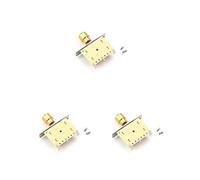 3 set Pickup Switch Dimensioni Compatte Pratico Regolatore di Livello di Installazione Squisito Aggiornato Raccordi Sostituito Parte Attrezzatura Musicale Oro GN203
