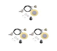3 set Pickup Trasduttore Piezo Amplificatore Precablato per Chitarra Violino Ukulele Banjo