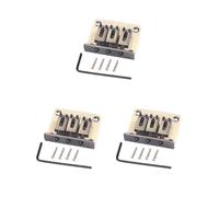 3 set Pratico Ponte Pianoforte Antiruggine Ponte Cordiera Leggero Resistente all'usura Roller Saddle Parti Chitarra Accessori Basso Ukulele