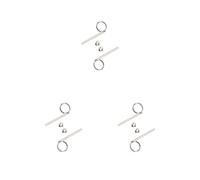 3 set Professionale In Metallo Tromba Terza Valvola Scorrevole Finger Pull Ring Forte Resistenza alla trazione Gancio di Tirare Manutenzione Strumenti di Riparazione