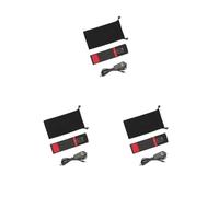 3 set Regolabile Lente Della Macchina Fotografica Striscia Riscaldamento Portatile Telescopica DSLR Lenti Riscaldatore Pulsante Funzionamento Più Caldo Fascia di Riscaldamento Accessori