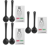 3 set Set Cartello Visivo Bifacciale da Parete con Occlusore manuale | Plastica Liscia, Misura 18,5x10x0,01cm, per Controlli Rapidi, a Casa e Nelle Scuole