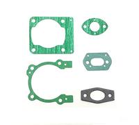 3 Set Set Completo Cilindro carburatore Guarnizione rondella Kit Adatto for Zenoah Komatsu G3800 38CC 1E39F 3800 Motosega guarnizioni di Carta