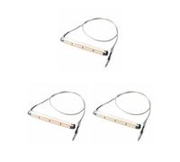 3 set sotto sella trasduttore pickup piezoelettrico per 4 corde chitarra acustica basso parti