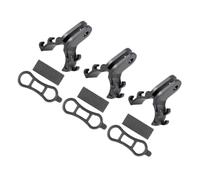 3 Set Supporto per Luce Bici Nero, Leggero e Antiscivolo per Ciclismo | Targa Numero e Torcia, Plastico e Silicone, Facile da Installare, Protegge da Graffi