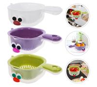 3 Sets Cesto Pulizie Per Il Lavaggio Della Frutta Cestini Da Cucina