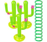 3 Sets Giocattolo Ad Anello Di Cactus Decorazioni Per Feste in Piscina