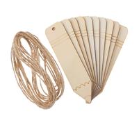 3 Sets Segnalibri Legno Decorazioni Aula Scolastica Artigianato in Non Finito