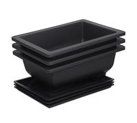 3 Sets Vasi Bonsai Plastica Vasetti Piantine Per Piccoli Da Fiori Giardino