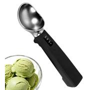 3 Settings Adjustable Rechargeable Kitchen Gadgets Heated Ice Cream Scoop | Heat Conductive Ice Cream Scoop with LED Display Heated Ice Cream Scoop for Food Kitchen Sundae Dough