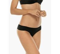 3 Slip brasiliano LOVABLE vita bassa INVISIBILE 10173 NERO NUDO sottile no segni