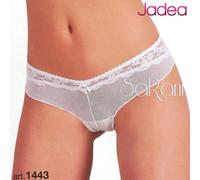 3 Slip Jadea Tulle Pizzo Romantica Art. 1443 Perizoma Bianco Nero 2 3 4 Intimo