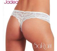 3 Slip Jadea Tulle Pizzo Romantica Art. 1443 Perizoma Bianco Nero 2 3 4 Intimo
