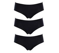 3 SLIP MIDI DONNA COTONELLA ART 3488 IN COTONE COLORE E MISURA A SCELTA (NERO, 5/XL)