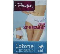 3 Slip modello Midi Playtex art P00BP colori Bianco, Nero dalla 2 alla 6