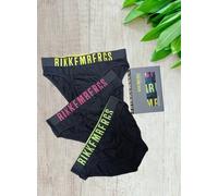3 Slip uomo in cotone elasticizzato logo fluo BIKKEMBERGS
