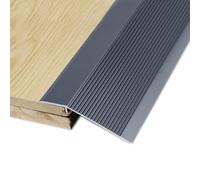 3 soglie di transizione, di altezza compresa tra 2 e 5 cm, per le porte e dove c'è un dislivello tra le piastrelle e il pavimento in laminato(Gray)