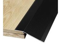 3 soglie di transizione, di altezza compresa tra 2 e 5 cm, per le porte e dove c'è un dislivello tra le piastrelle e il pavimento in laminato(Black)