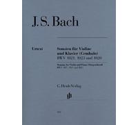 3 Sonate - arrangiamento per violino - Pianoforte [Note musicali/spartito] Compositore: BACH JOHANN SEBASTIAN