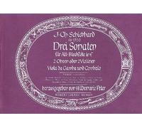 3 Sonate: per flauto dolce Contralto, 2 Oboe (VL), Viola da gamba e Cembalo