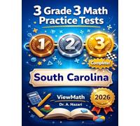 3 South Carolina SC READY Grade 3 Math Practice Tests: Full-Length Test Prep with Detailed Answer Explanations