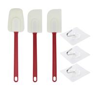3 Spatole In Gomma, 3 Ganci Trasparenti, Spatole Da Pasticceria, Spatole Da Forno, Raschietti Per Torte, Spatole In Silicone Per Cucinare, Set Coltelli Da Pasticceria
